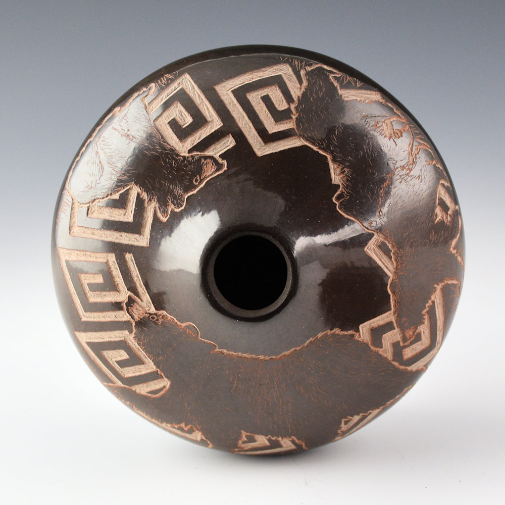 Naranjo, Johnathan - Jar with Four Realistic Bears - Image 4