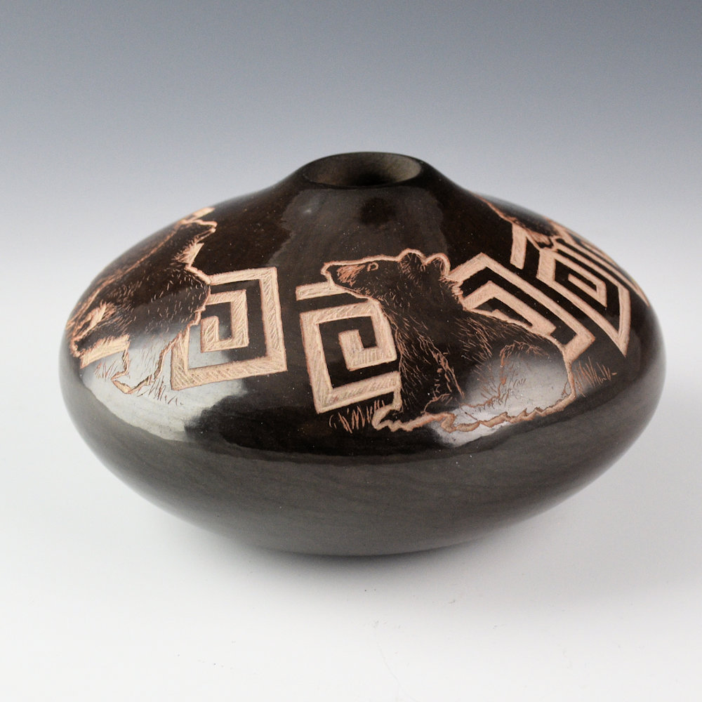 Naranjo, Johnathan - Jar with Four Realistic Bears - Image 3