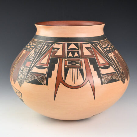 Alternative view of Abeita, Karen - Large Jar with Hummingbirds and Shards Jar
