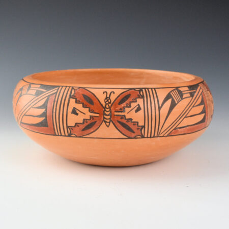 Collateta, Kathleen - Wide Bowl with Butterfly Design