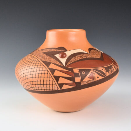 Namingha, Les - "Sun and Sikyatki Birds" Jar  (1990s)