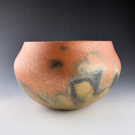 Alternative view of Vigil, Lonnie - Micaceous Bowl with Fire Clouds