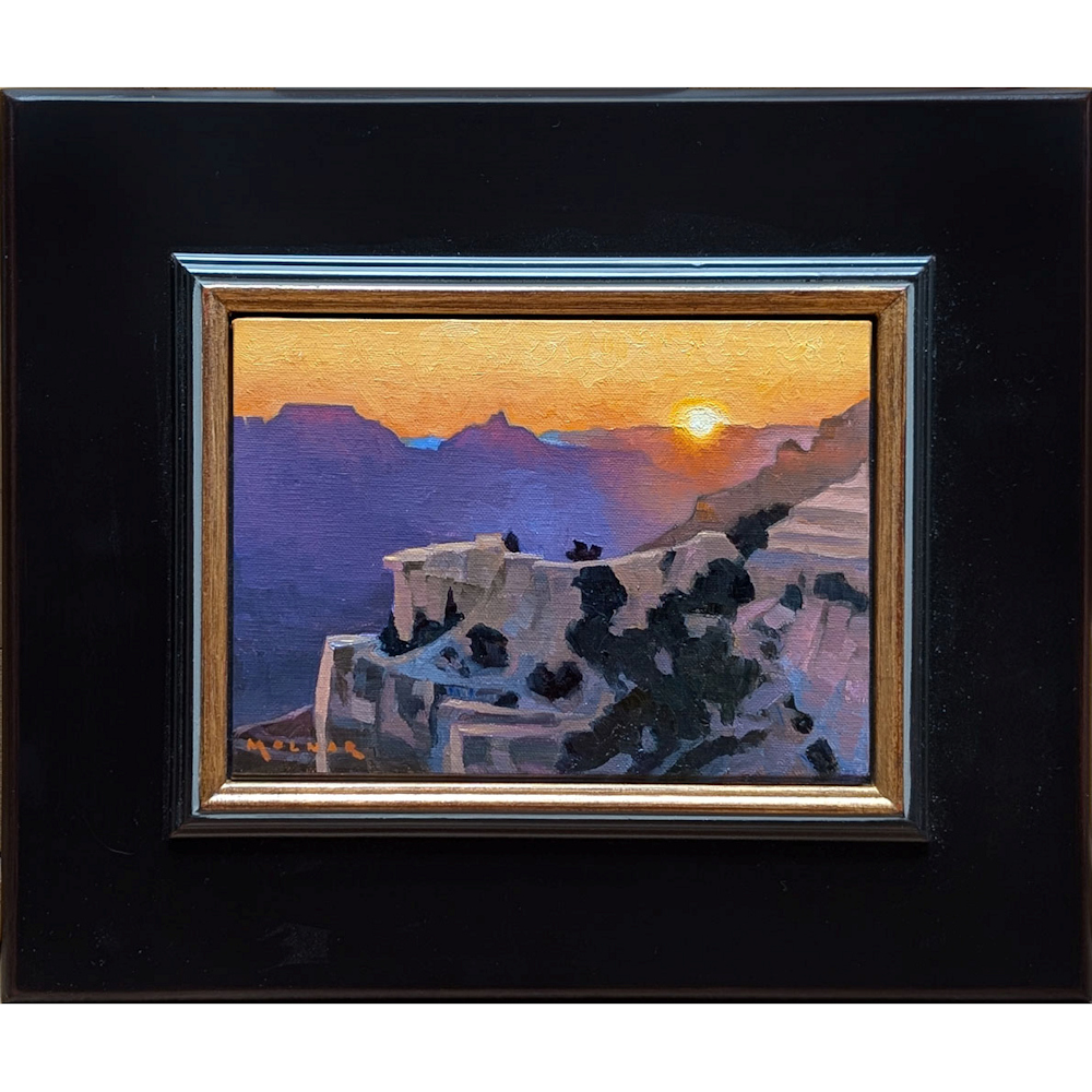 Molnar, Marcia - "Sun Kiss" Oil on Board (5" x 7")