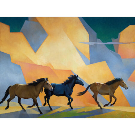 Alternative view of Molnar, Marcia - "With the Wind" Oil on Linen (30 x 40)