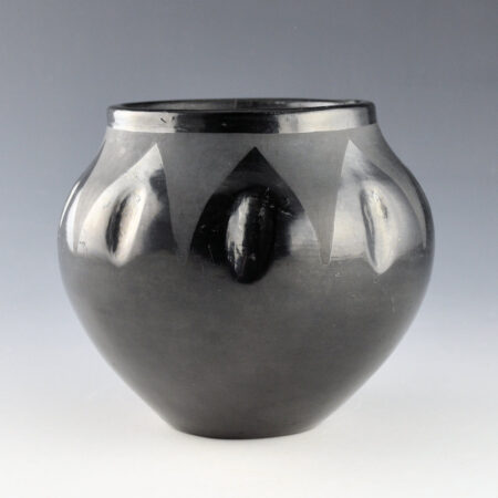 Martinez, Maria - Jar with Gourd Indentions (1920's)