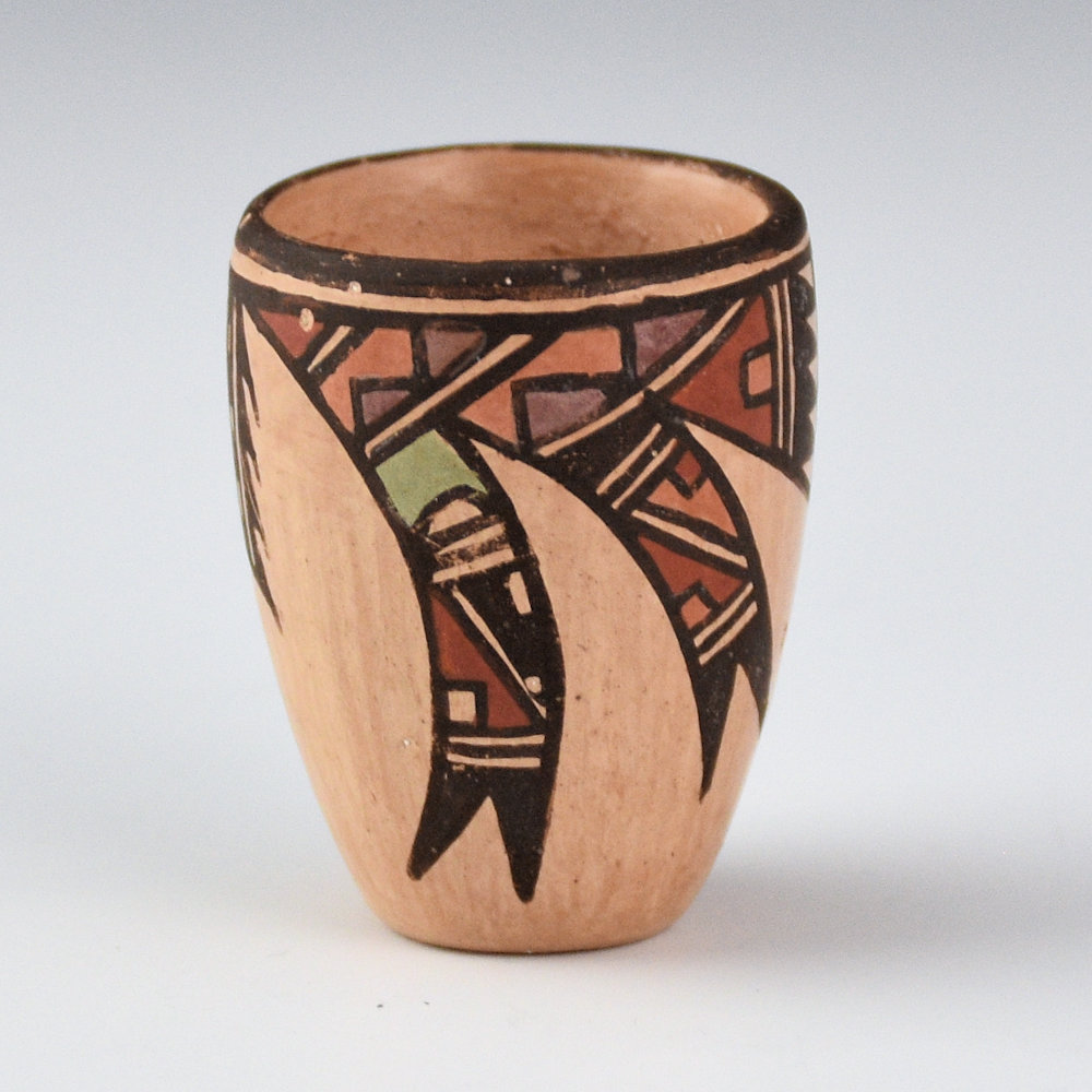 Begaye, Nathan - Mini Polychrome Cannister (1990) - Image 2