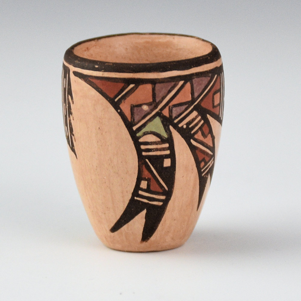Begaye, Nathan - Mini Polychrome Cannister (1990)