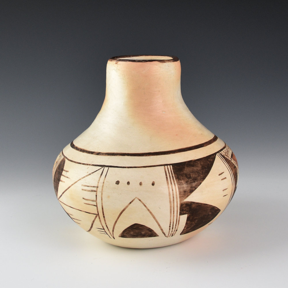 Setalla, Pauline - Long Neck Jar with Cloud and Rain Designs (1970s) - Image 4