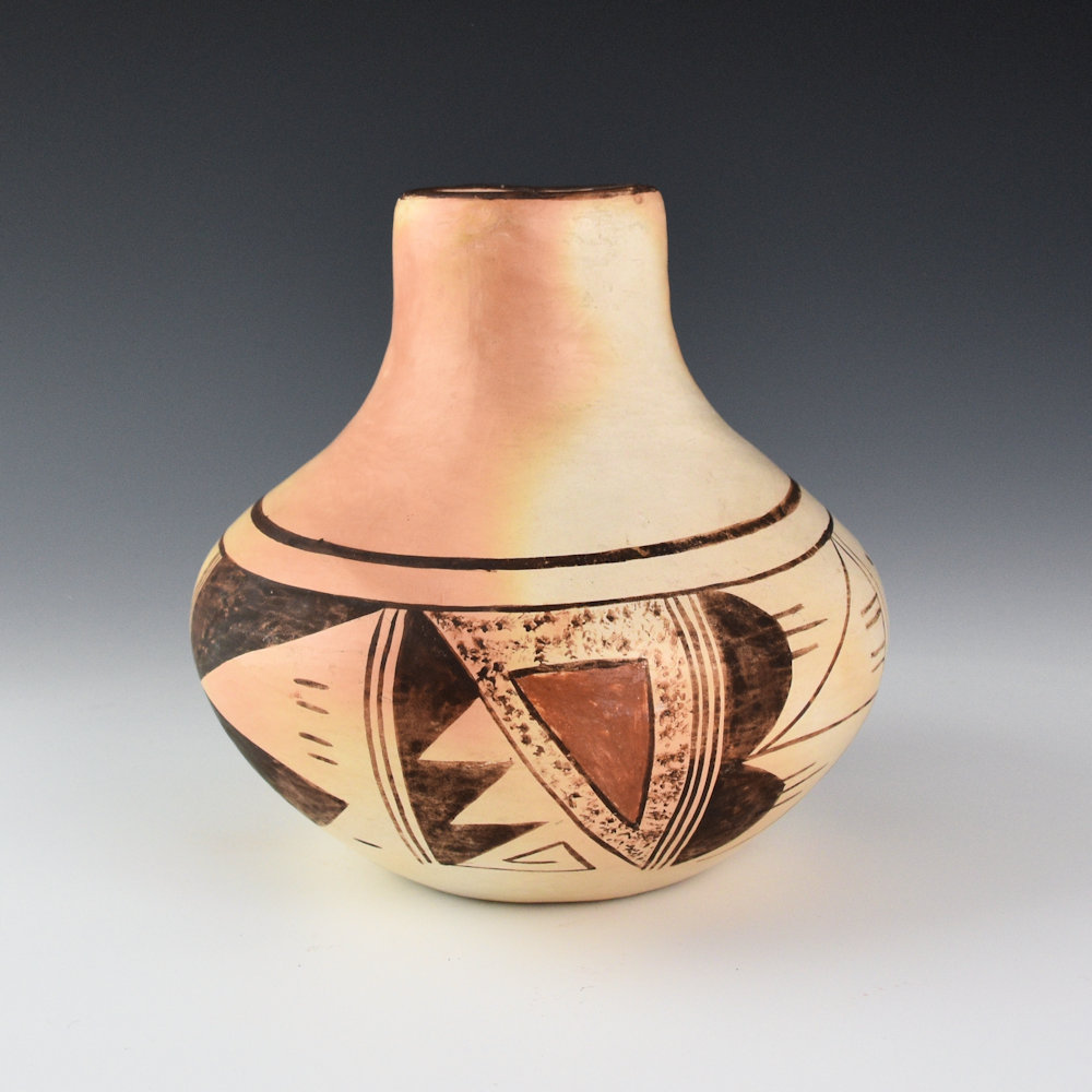 Setalla, Pauline - Long Neck Jar with Cloud and Rain Designs (1970s)