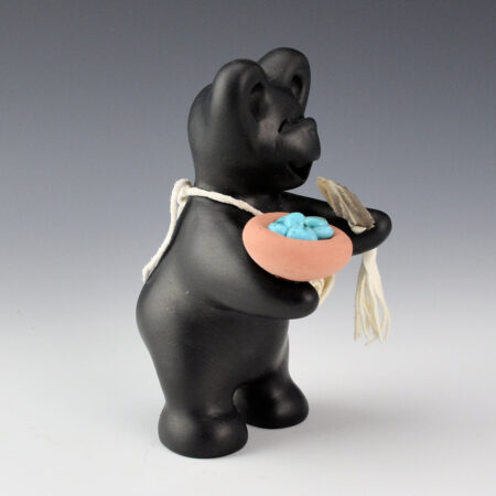 Alternative view of Chitto, Randall - Clay "Turquoise Blessing" Bear (2025)