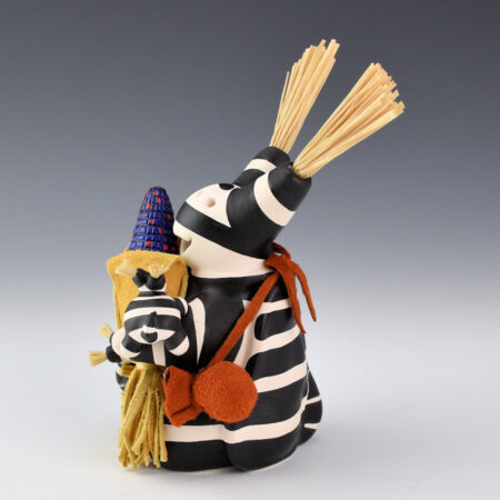 Alternative view of Chitto, Randall - Turtle Storyteller with Blue Corn and Two Kids