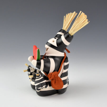 Alternative view of Chitto, Randall - Turtle Storyteller with Watermelon and Two Kids