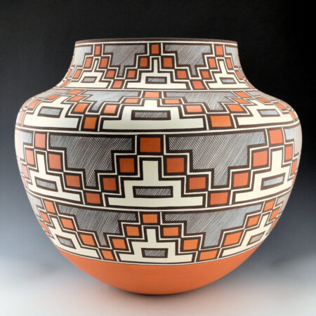 Alternative view of Patricio, Robert - 16" Wide "Doorways in Time" Interlocking Key-Hole Doorway Storage Jar