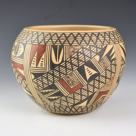 Alternative view of Huma, Rondina - Bowl with Geometric Shard Designs (1980s)