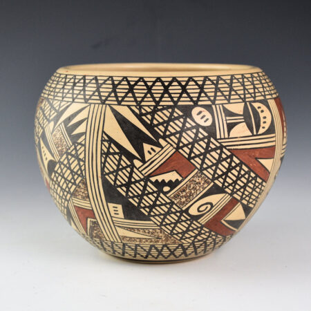 Huma, Rondina - Bowl with Geometric Shard Designs (1980s)