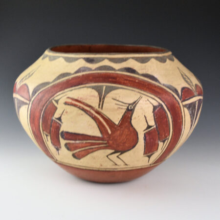 Bell, Seferina  - Jar with Birds, Rainbows and Flowers (1960's)