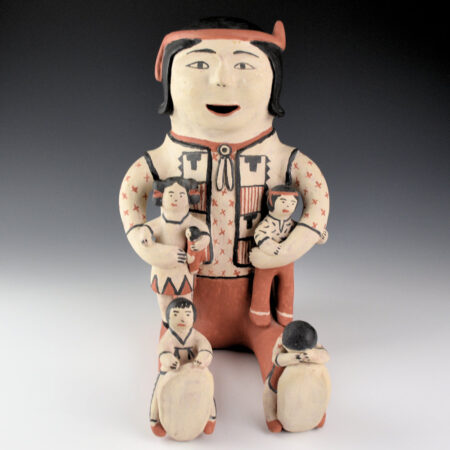 Ortiz, Seferina - Large Grandfather Storyteller with Four Kids (1980s)