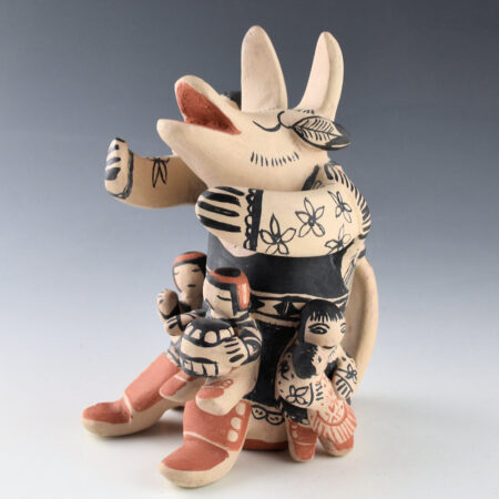 Alternative view of Snowflake Flower - "Coyote and The Winter Shawl" Storyteller (1989)
