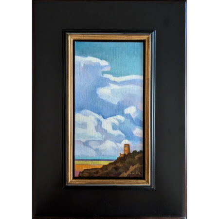 Molnar, Marcia - "A View From Here" Oil on Board (8 x 4)