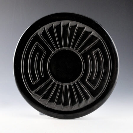 Roller, Toni - 9.5" Diameter Plate with Feathers and Cloud Designs (1994)