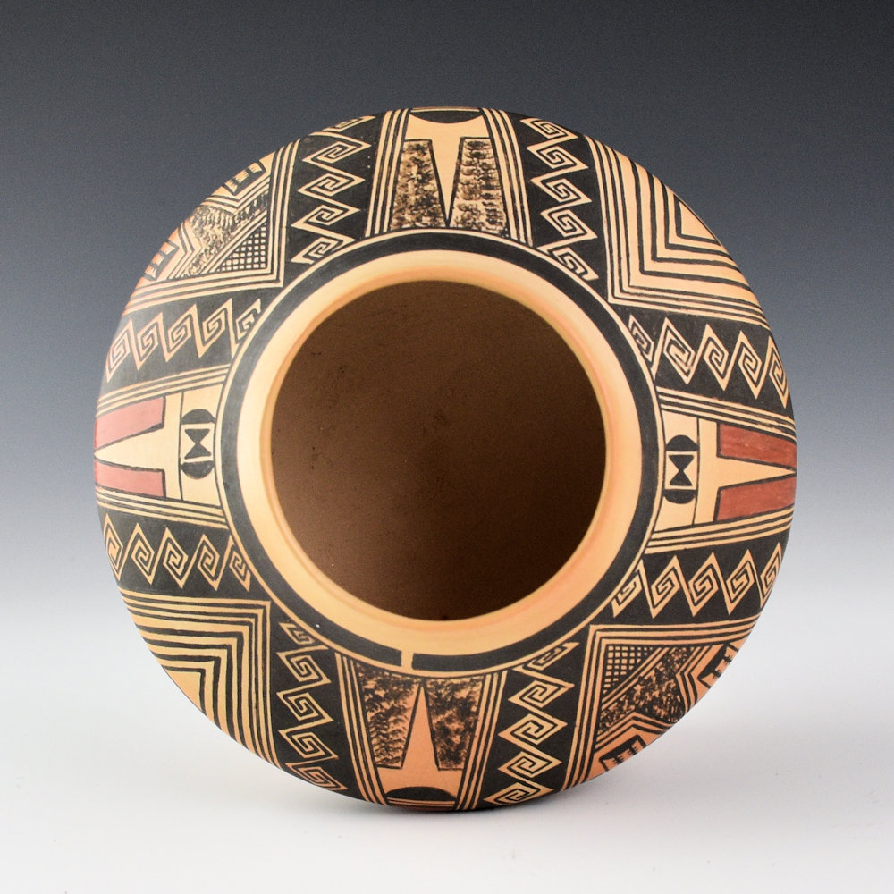 Abeita, Karen - Small Jar with Star and Rain Designs - Image 2