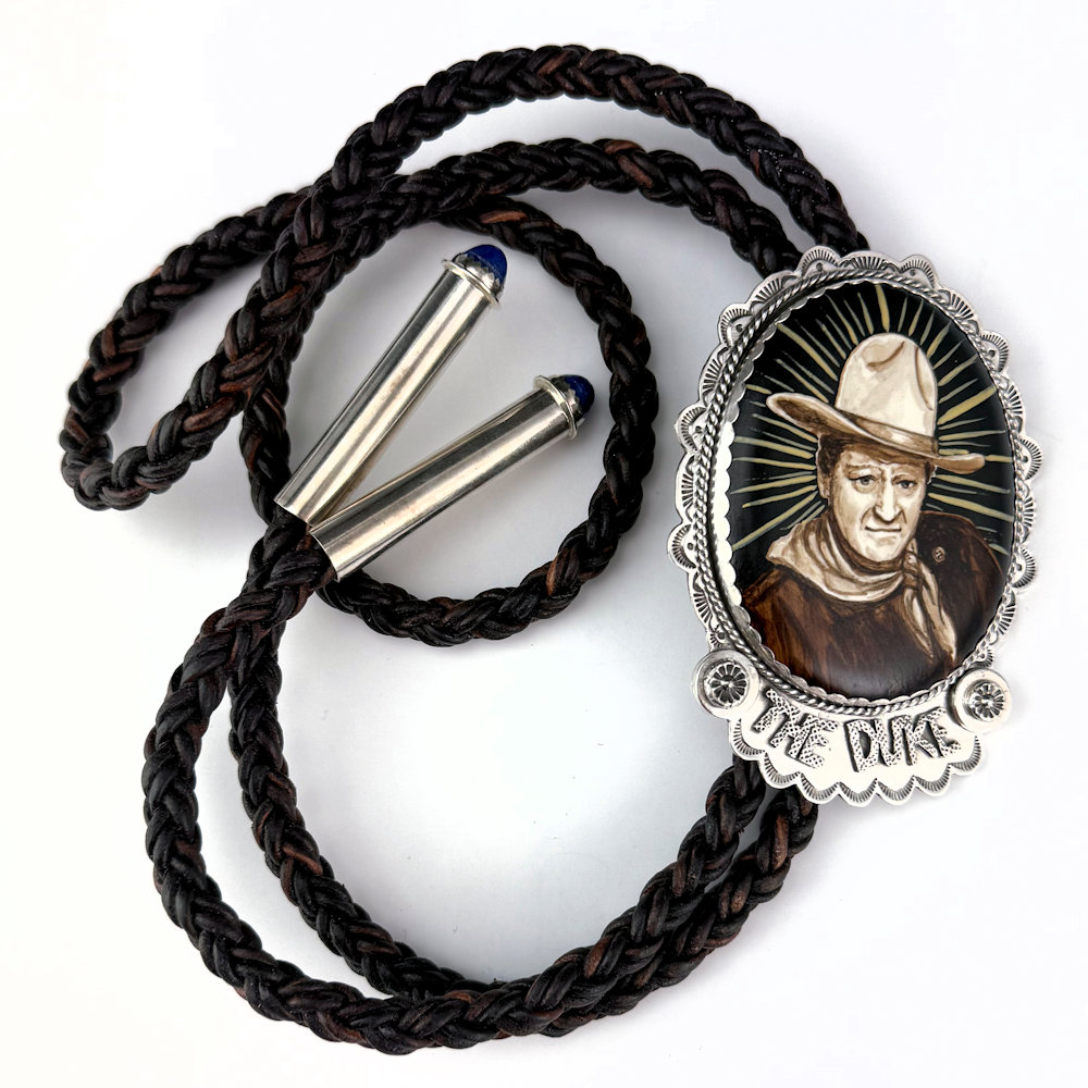 Arthur Lopez & Bernadette Marquez-Lopez - "The Duke" Bolo (Silver, Wood)