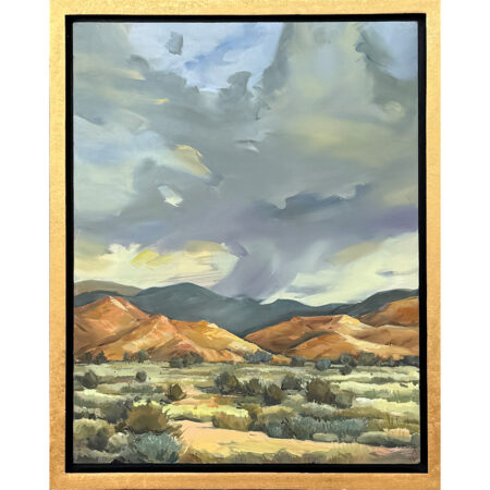 Vargas, Andrea - "Storm and Desert" (Oil on Board), 16 x 20