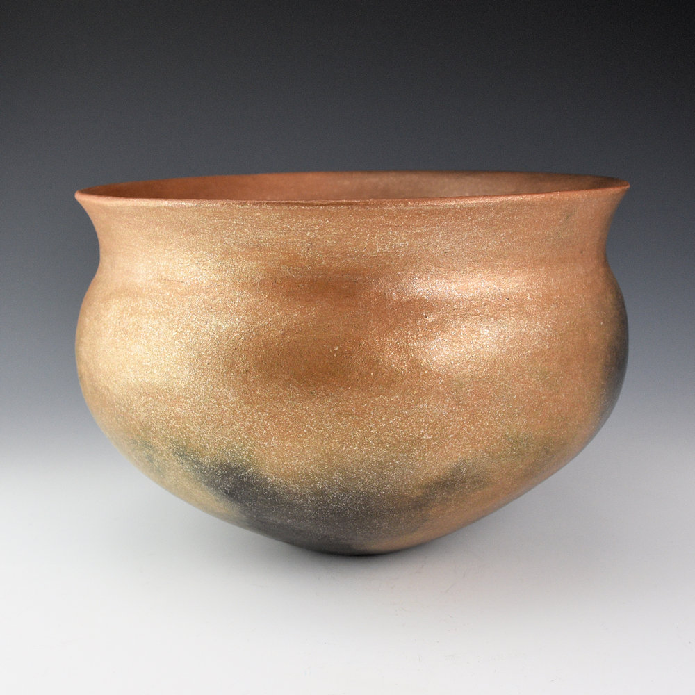 Duran, Anthony - 9" Wide Micaceous Picuris Jar (1990s)
