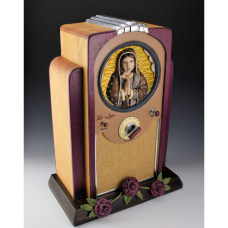 Alternative view of Arthur Lopez - "Tele-Lupe", Virgin of Guadalupe, Wood Santos