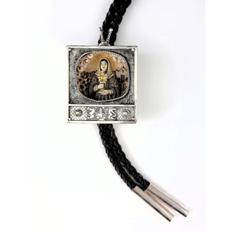 Arthur Lopez & Bernadette Marquez-Lopez - "Clara-Vision" Bolo (Silver & Wood)