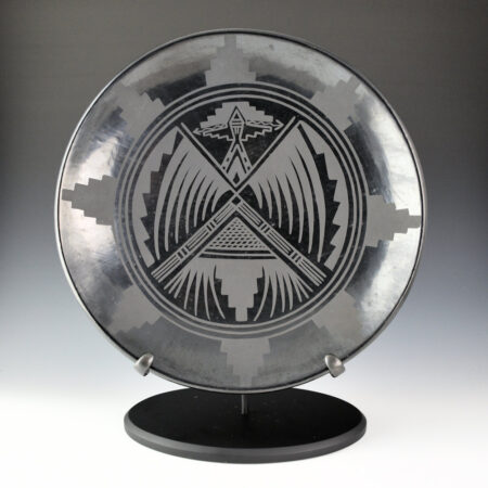Blue Corn - 12.75" Plate with Thunderbird Designs (1970s)