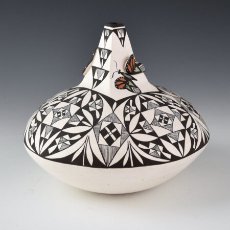 Alternative view of Concho, Carolyn - Large Jar with Butterflies and Flower Designs (2003) Ribbon