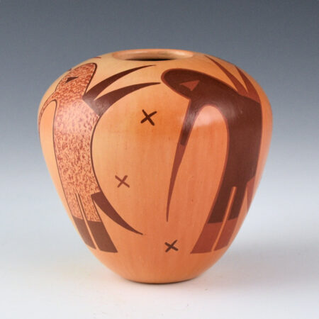 Tahbo, Dianna - Bowl with Four Hummingbirds (1996)