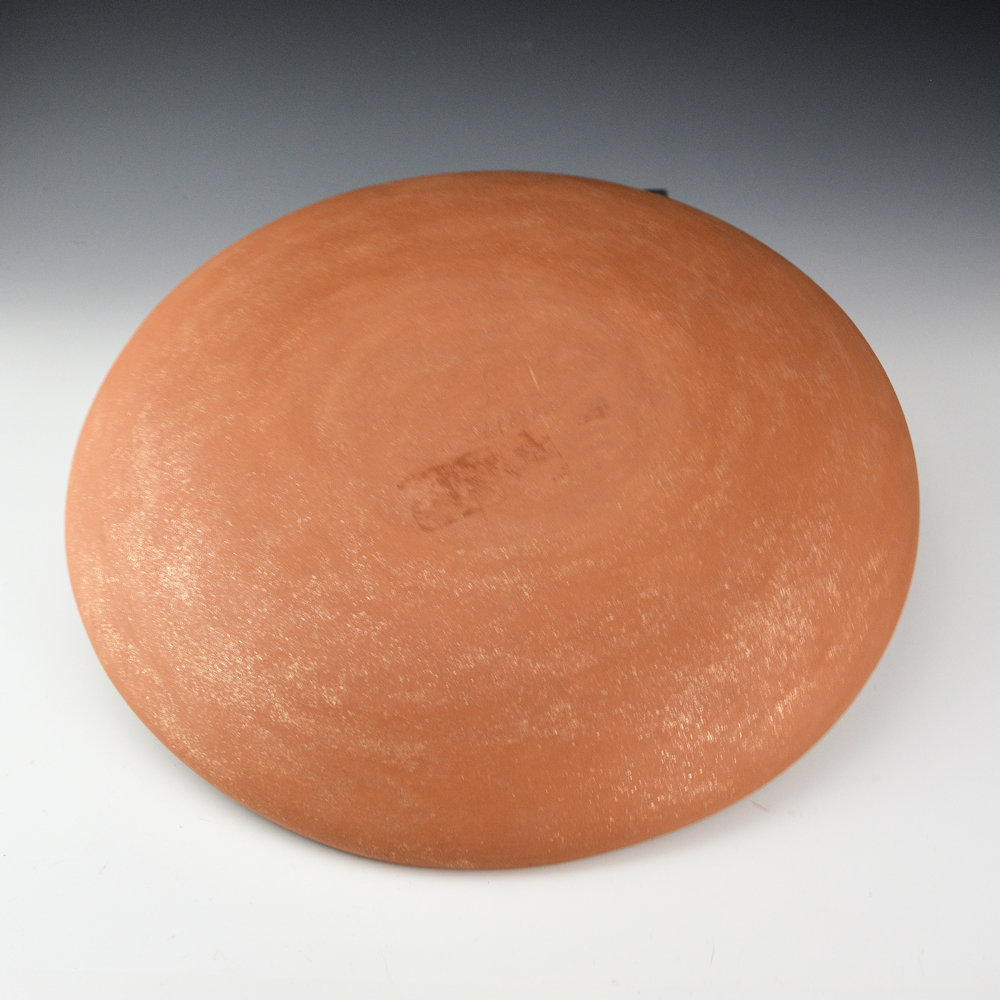 Tse-Pe, Dora - 12.75" Plate with Avanyu and Turquoise (2000) - Image 4