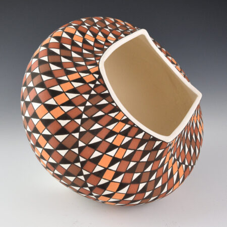 Alternative view of Antonio, Frederica - Five-Color "Falling Leaves" Square Neck Jar