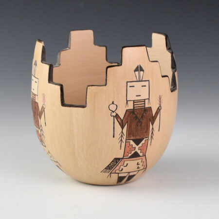 Sahmie, Ida -  Cloud Jar with Four Yei Figures (1998)