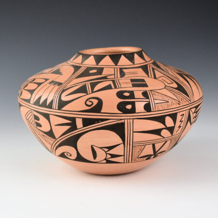 Sahu, Jeanette - Jar with Geometric Designs (1990s)