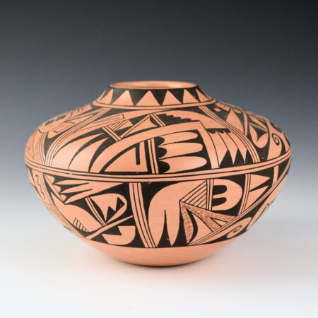Alternative view of Sahu, Jeanette - Jar with Geometric Designs (1990s)