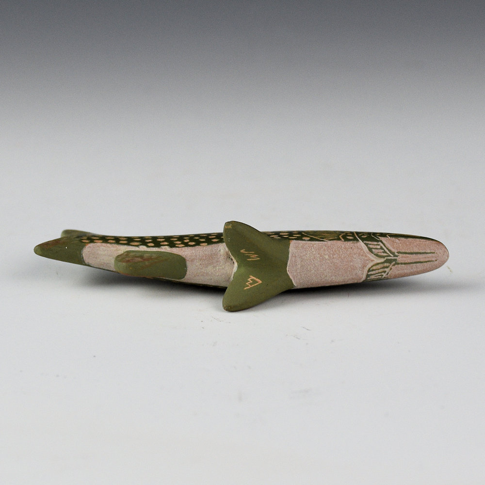Tafoya, Jennifer - Green Pike Clay Figure - Image 3
