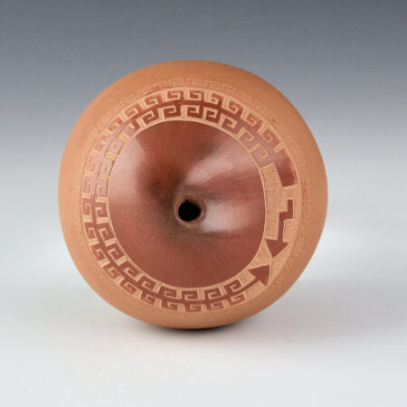 Alternative view of Naranjo, Jody - Seedpot with Avanyu (1990's)