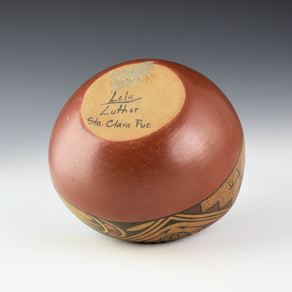 Gutierrez, Lela & Luther - Three-Sided Bowl with Frog, Deer, and Raincloud (1956-66) - Image 5