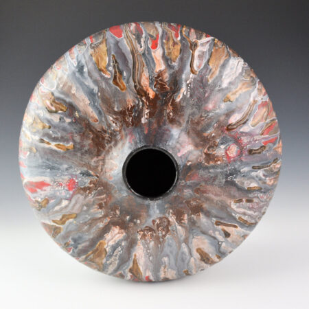 Alternative view of Namingha, Les - "Awatovi" Multi-Media Wide Shoulder Jar (2011)