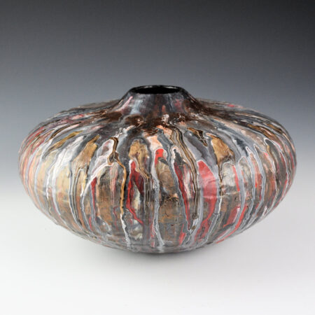 Namingha, Les - "Awatovi" Multi-Media Wide Shoulder Jar (2011)