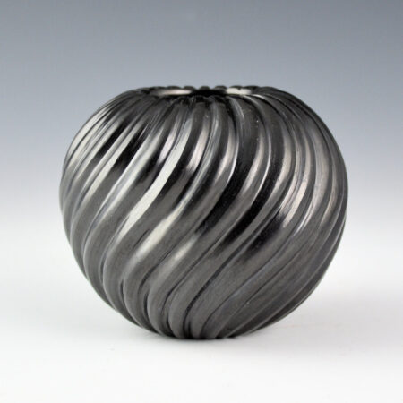 Tafoya-Sanchez, Linda - Small 24 Swirl Rib Melon Bowl