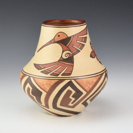Alternative view of Gutierrez, Lois  - Polychrome Jar with Hummingbirds and Flowers (2006)