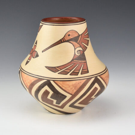Gutierrez, Lois  - Polychrome Jar with Hummingbirds and Flowers (2006)