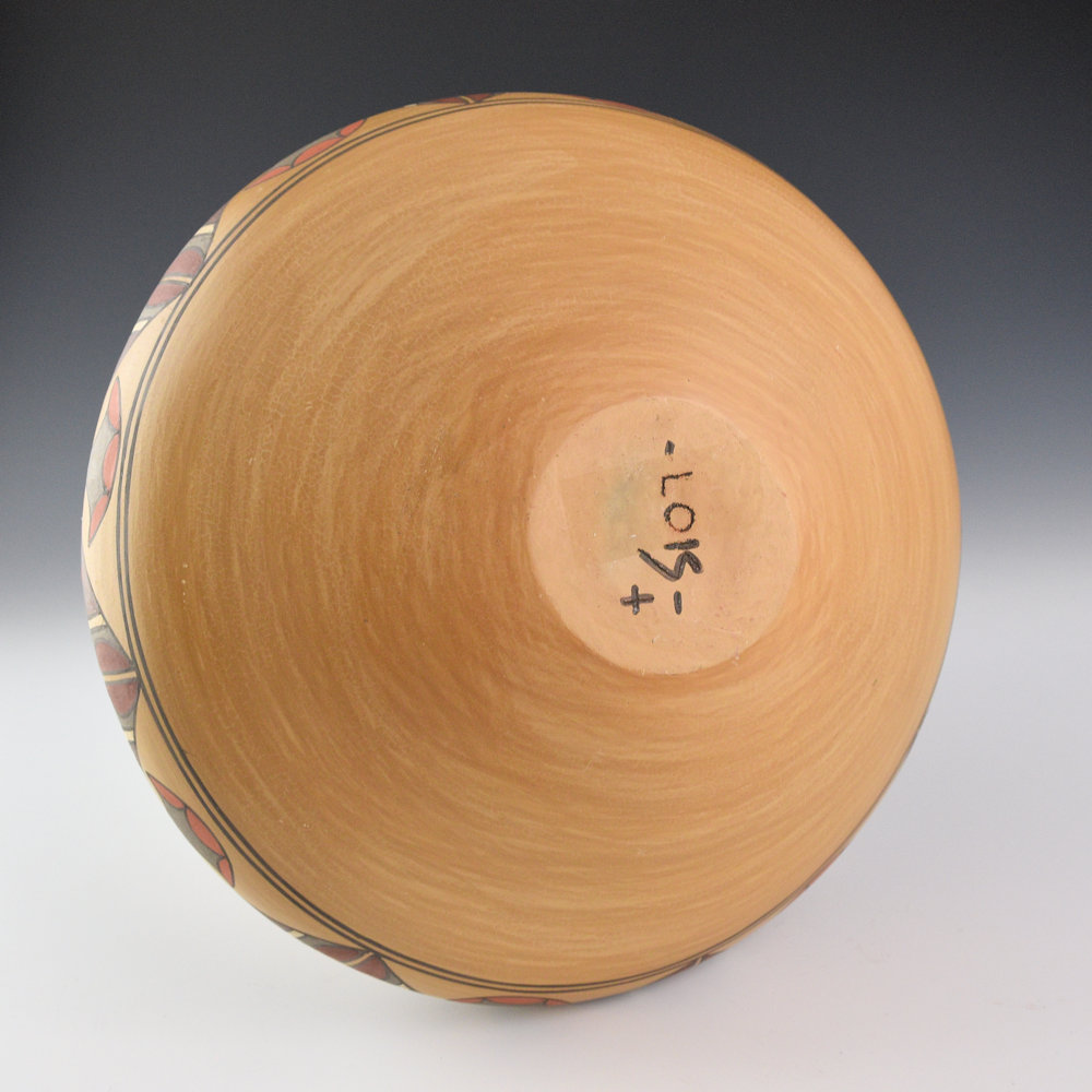 Gutierrez, Lois - Polychrome Water Jar with Butterflies and Dragonflies (1980s) - Image 6