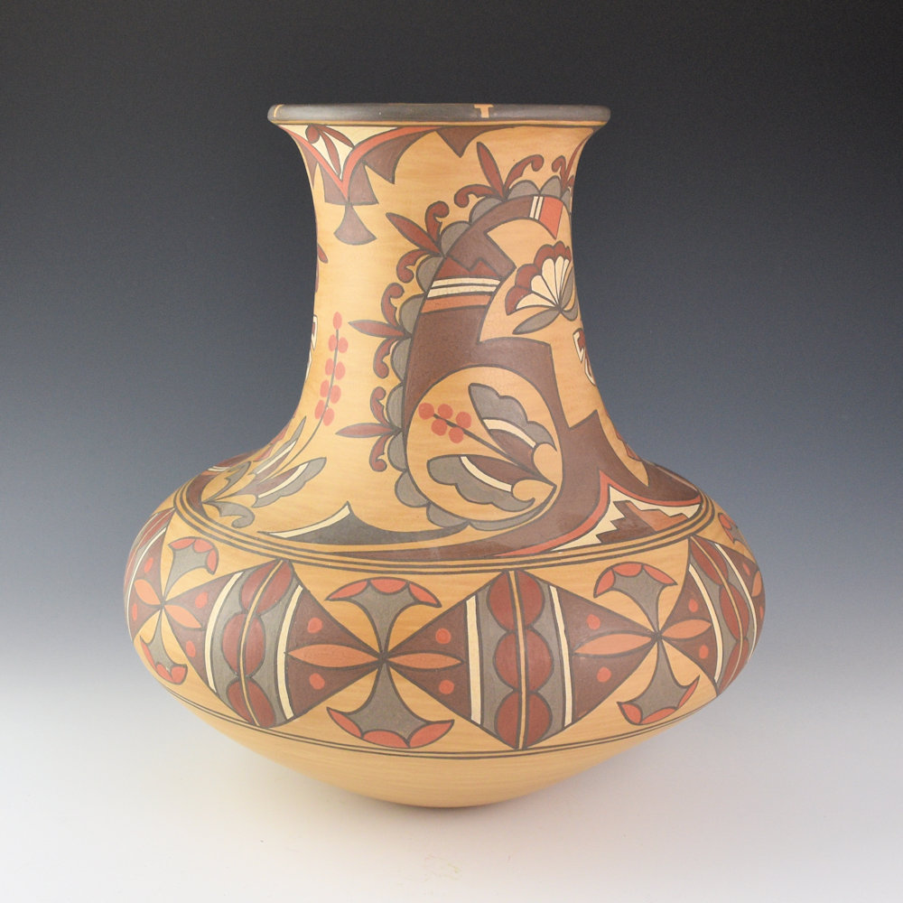 Gutierrez, Lois - Polychrome Water Jar with Butterflies and Dragonflies (1980s) - Image 4