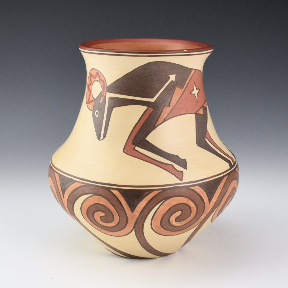 Gutierrez, Lois - Polychrome Jar with Big Horn Sheep (2006) - Image 3