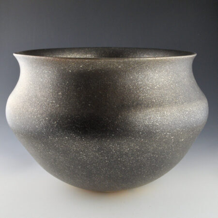 Vigil, Lonnie -  14" Wide Micaceous Black Jar